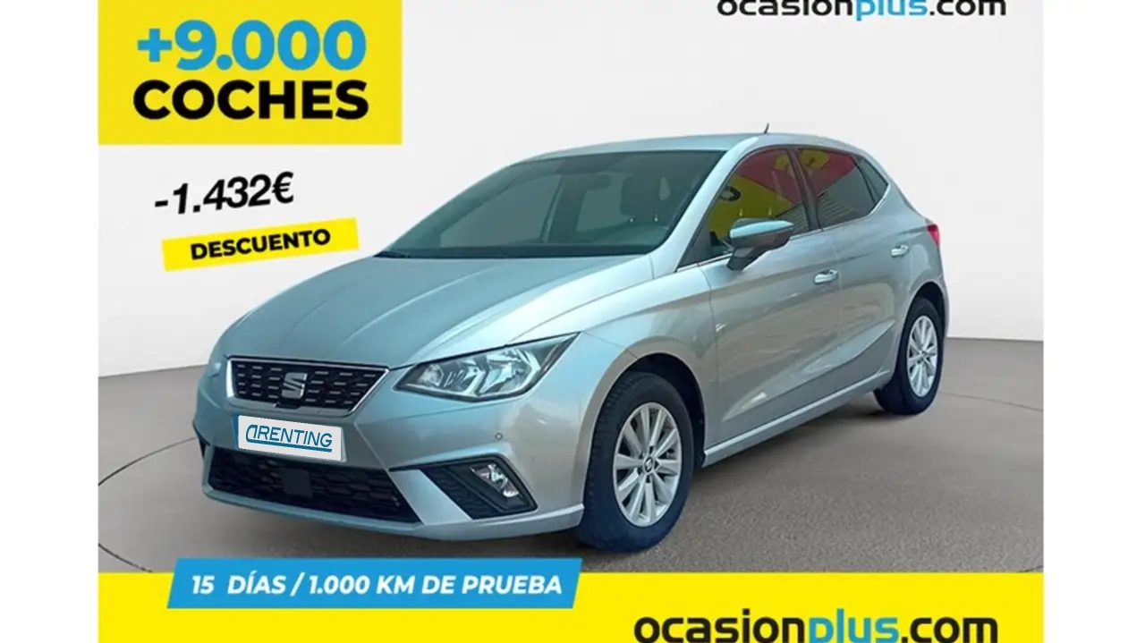 Renting SEAT Ibiza 1.0 TSI S&S Xcellence DSG7 110 Plateado 2