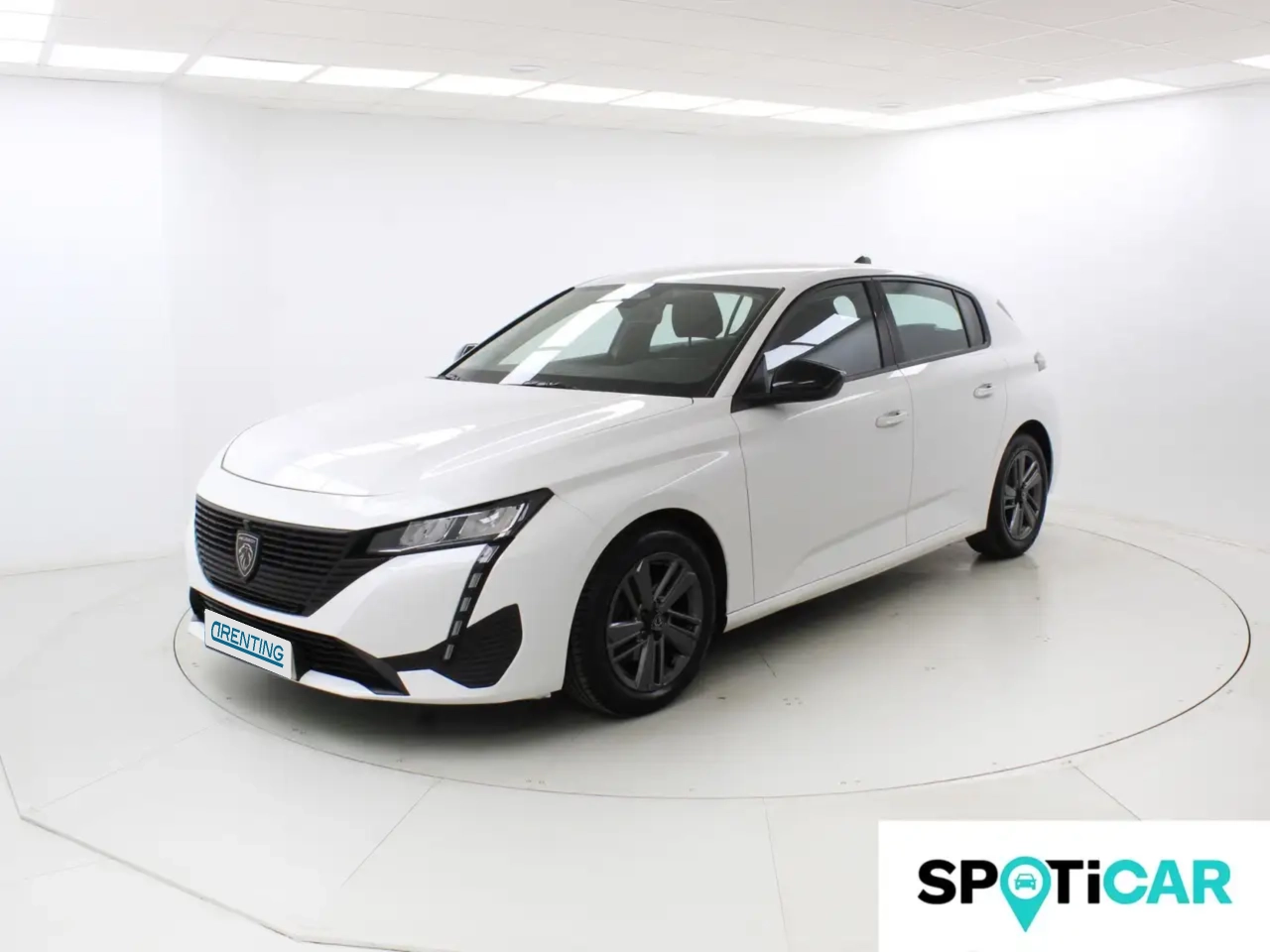 Renting Peugeot 308 1.2 PureTech S&S Active Pack 130 Blanco