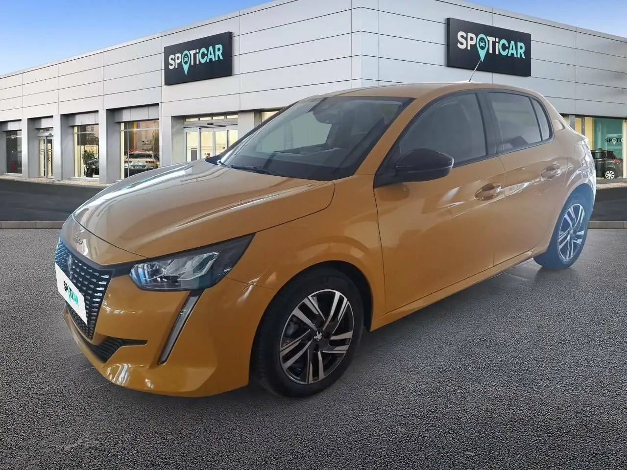 Renting Peugeot 208 1.2 PureTech S&S Allure EAT6 110 Amarillo