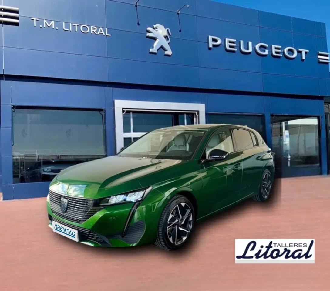 Renting Peugeot 308 1.2 PureTech S&S Allure Pack 130 Verde 3