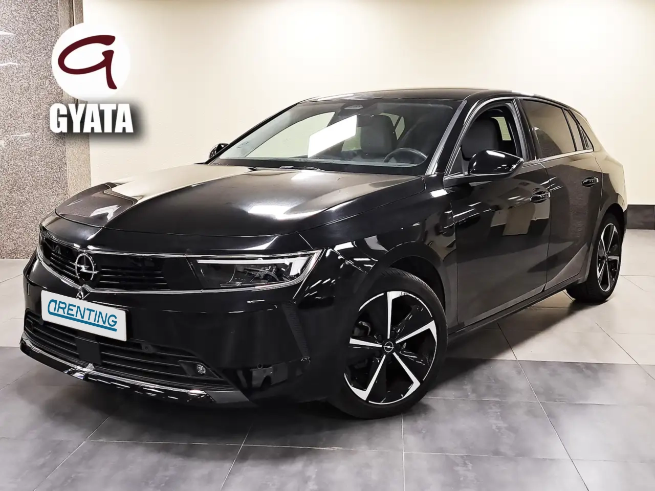 Renting Opel Astra 1.2T XHT S/S Elegance Aut. 130 Negro