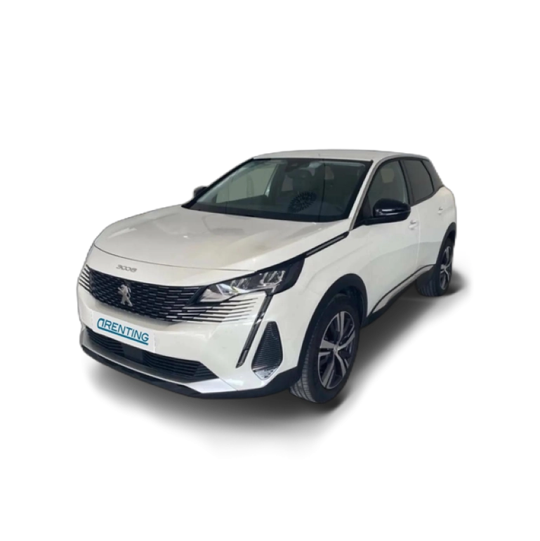 Renting Peugeot 3008 1.5 BlueHDi 96kW (130CV) S&S Allure Pack Blanco