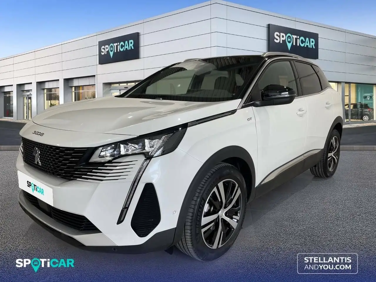 Renting Peugeot 3008 1.5 BlueHDi 96kW S&S  EAT8 GT Blanco 1