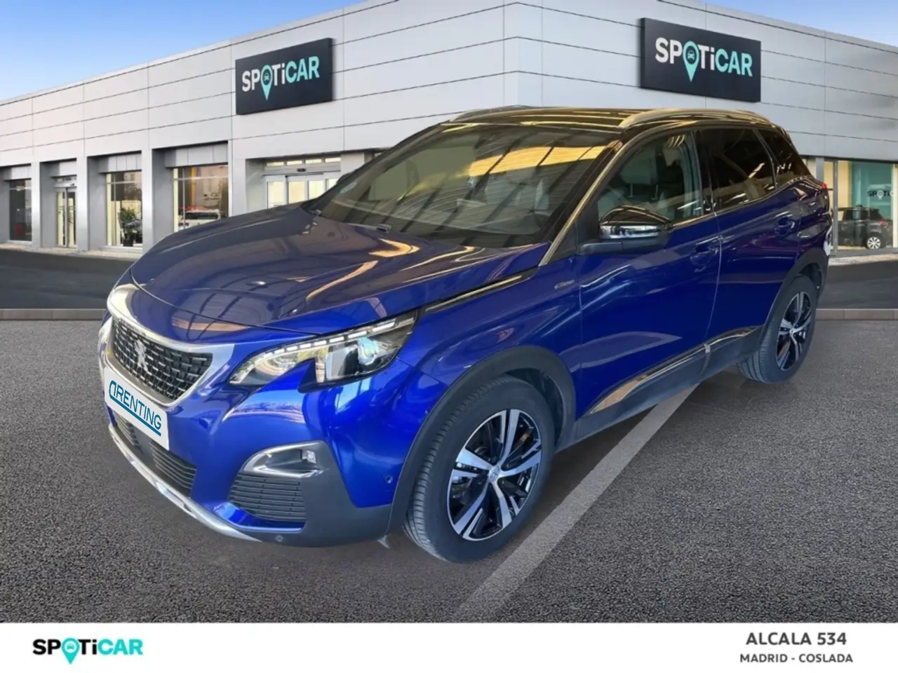 Renting Peugeot 3008 1.5BlueHDi GT S&S EAT8 130 Azul