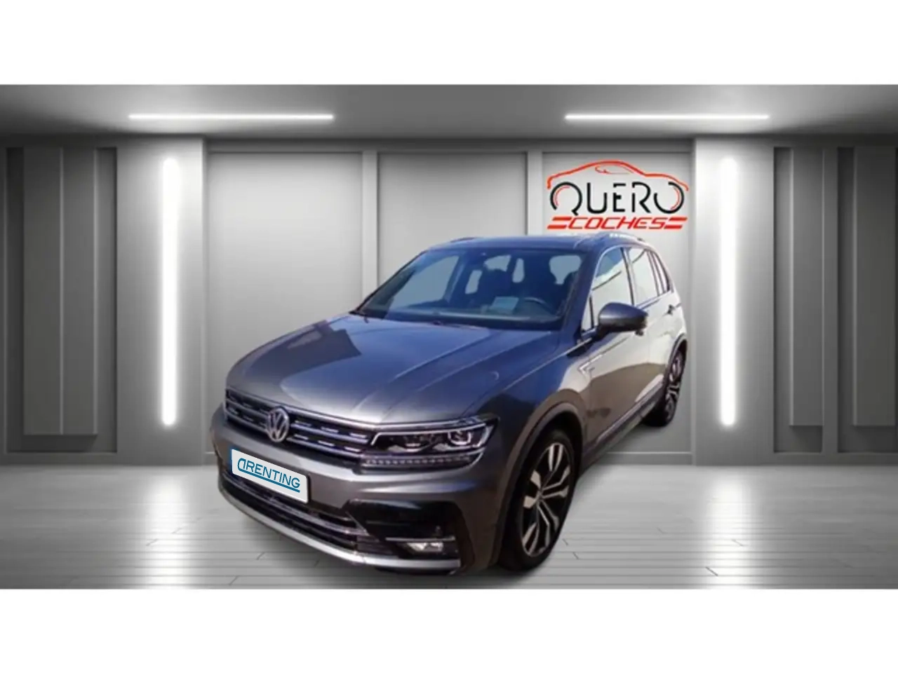 Renting Volkswagen Tiguan 2.0TDI R-Line DSG 110kW Gris 6