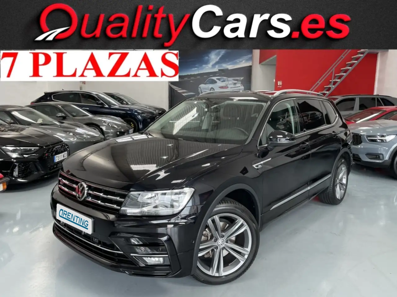 Renting Volkswagen Tiguan Allspace 2.0TDI Sport 4M DSG 110kW Negro