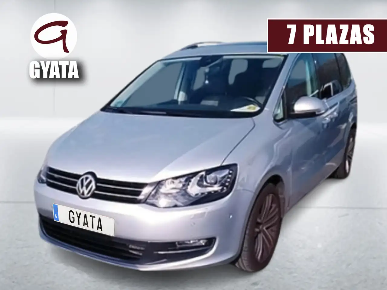 Renting Volkswagen Sharan 2.0TDI Sport DSG 110kW Plateado