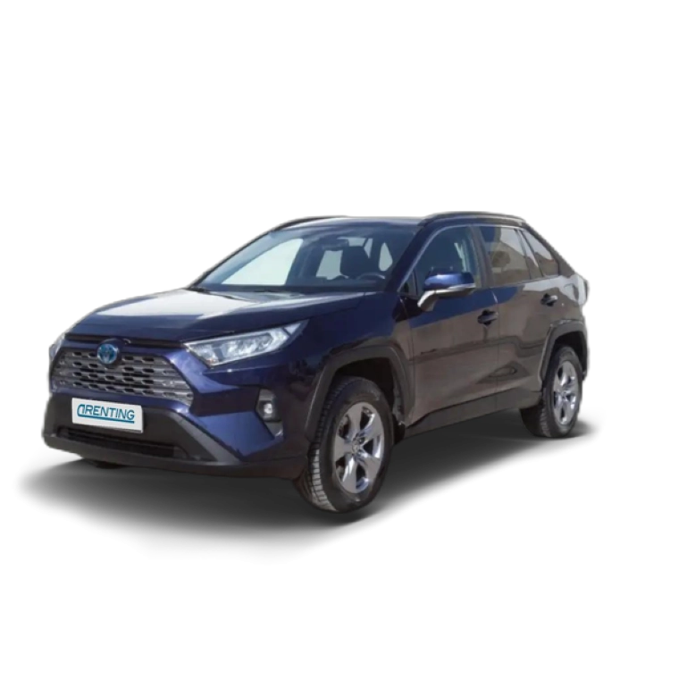 Renting Toyota RAV 4 2.5 hybrid 2WD Advance Azul