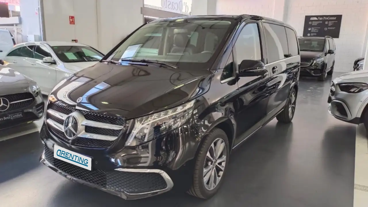 Renting Mercedes-Benz V 220d Compacto Avantgarde Negro