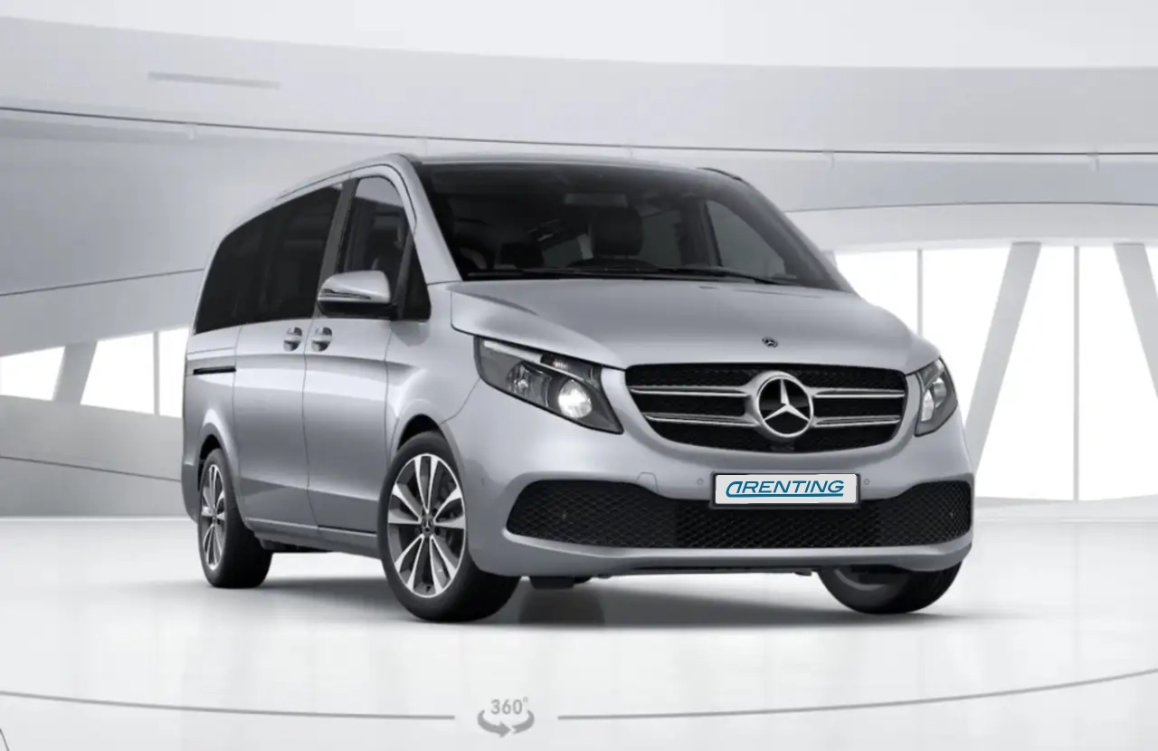 Renting Mercedes-Benz V 220d Largo Plateado