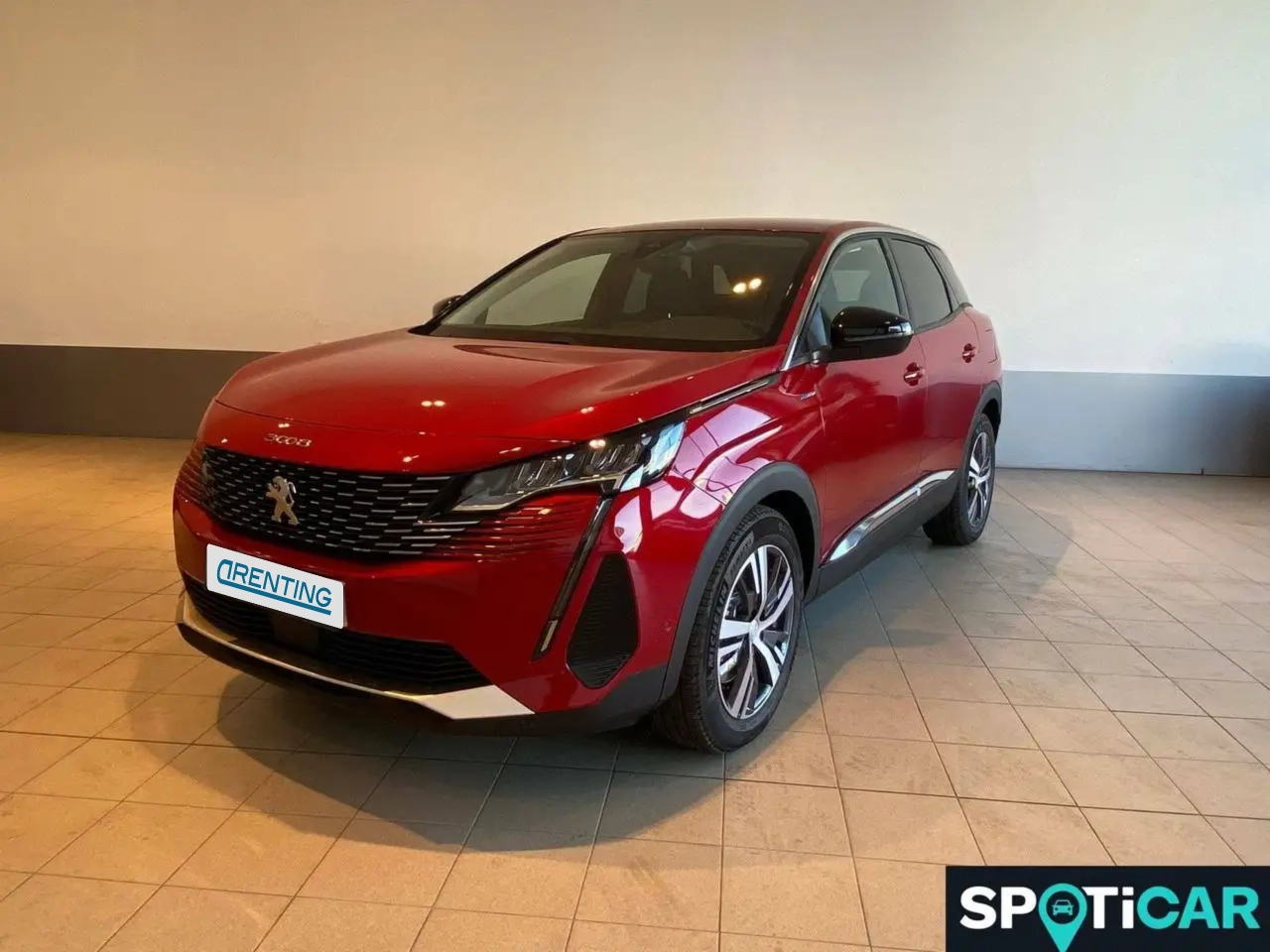 Renting Peugeot 3008 225 e-EAT8 Allure Pack Rojo 1