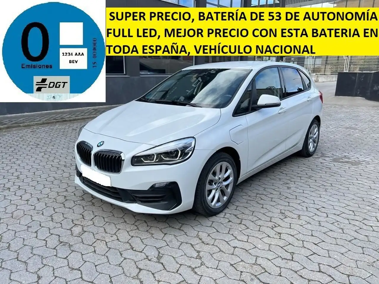 Renting BMW 225 225xe iPerformance Active Tourer Blanco 4