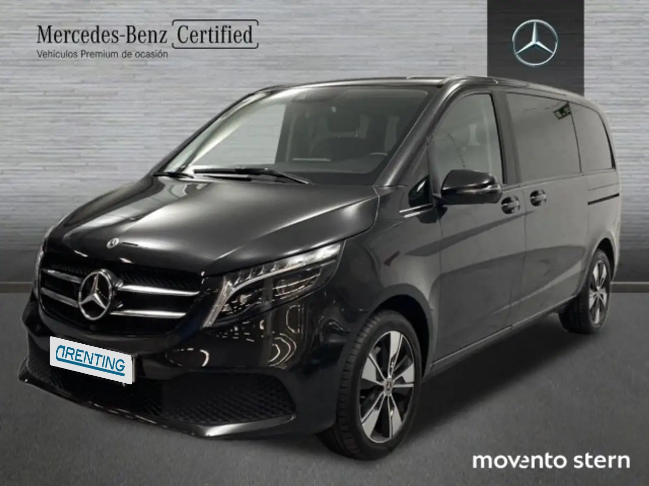 Renting Mercedes-Benz V 250d Compacto Avantgarde Negro