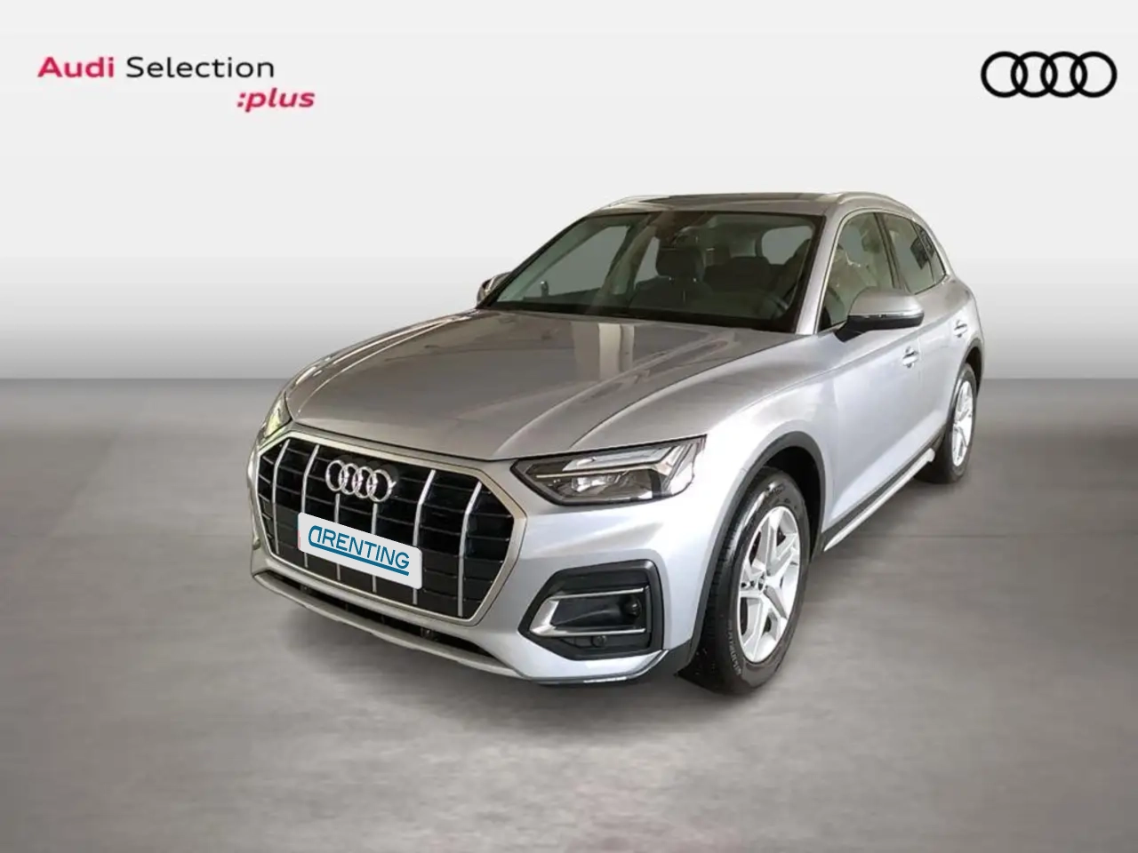 Renting Audi Q5 35 TDI Advanced S tronic Plateado 2