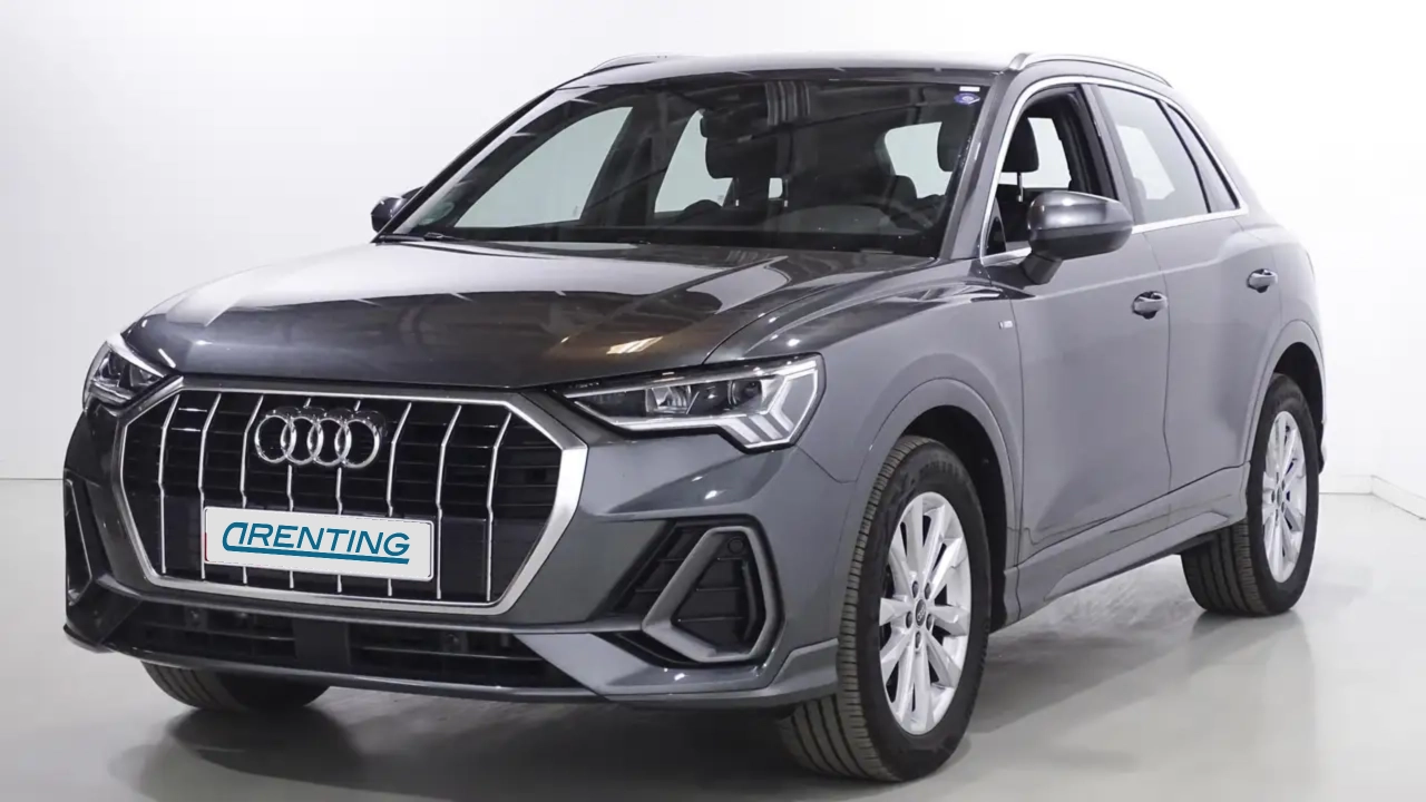 Renting Audi Q3 35 TDI Black line S tronic 110kW Gris 4