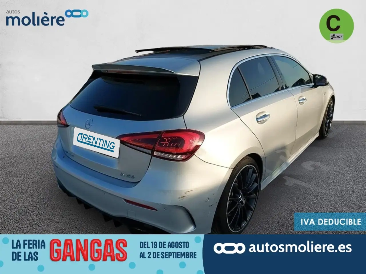 Renting Mercedes-Benz A 35 AMG 4Matic+ 7G-DCT Plateado