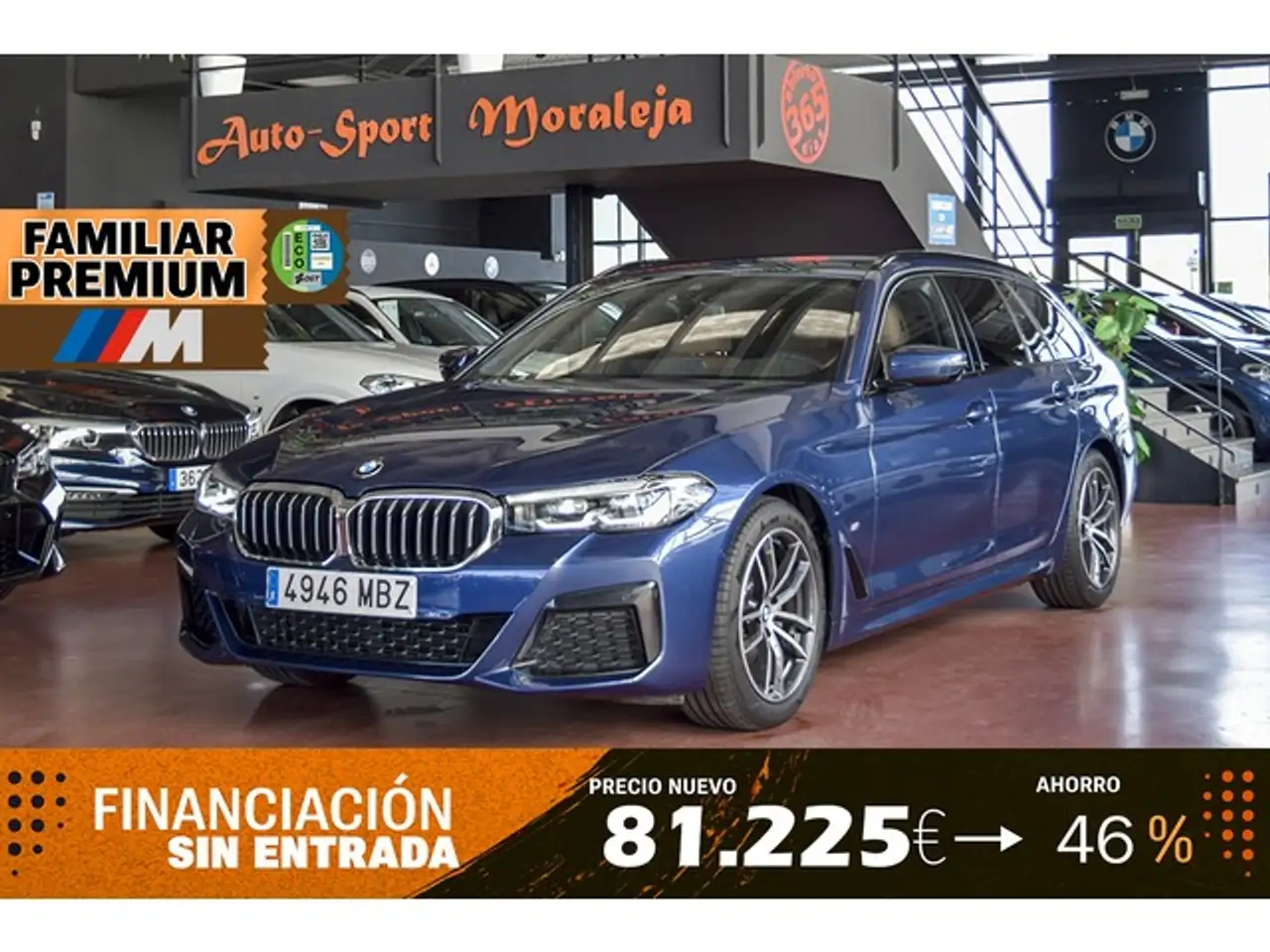 Renting BMW 520 520dA Touring Azul