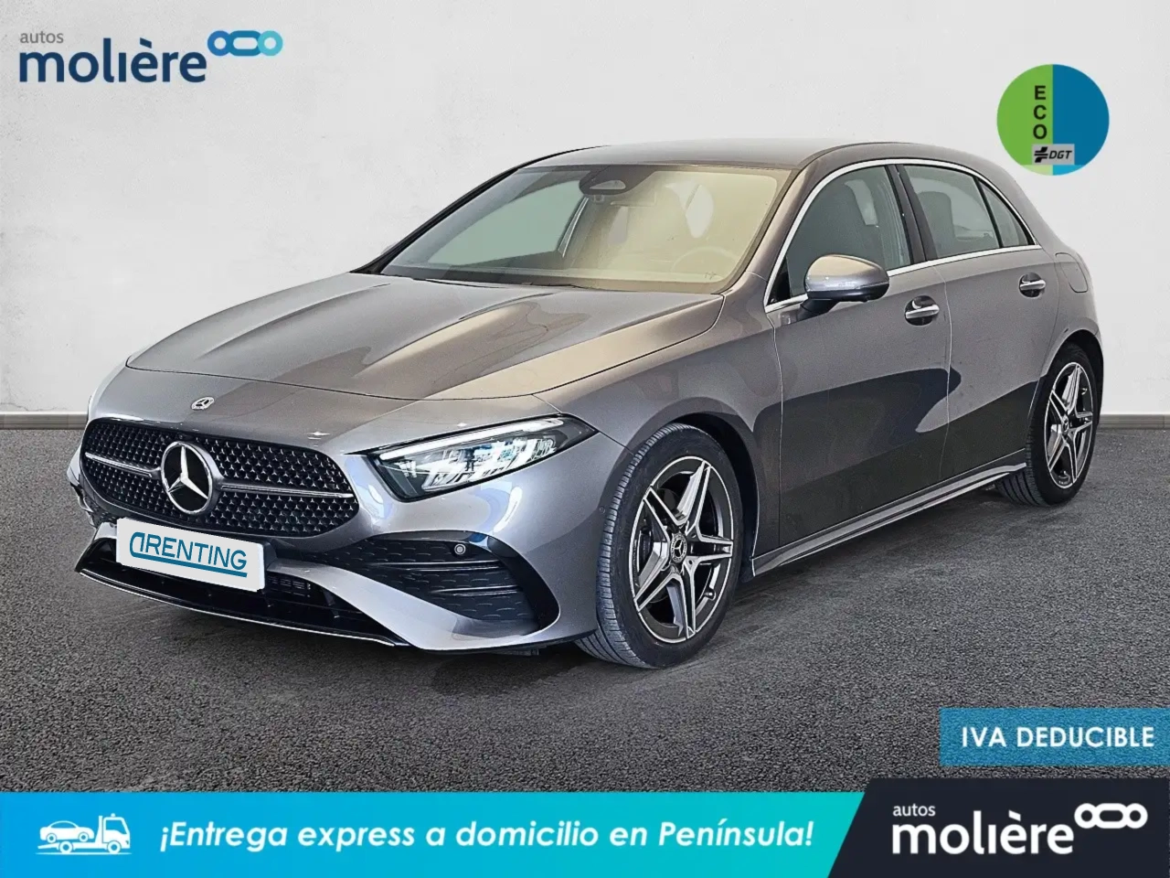 Renting Mercedes-Benz A 180 7G-DCT Gris 2