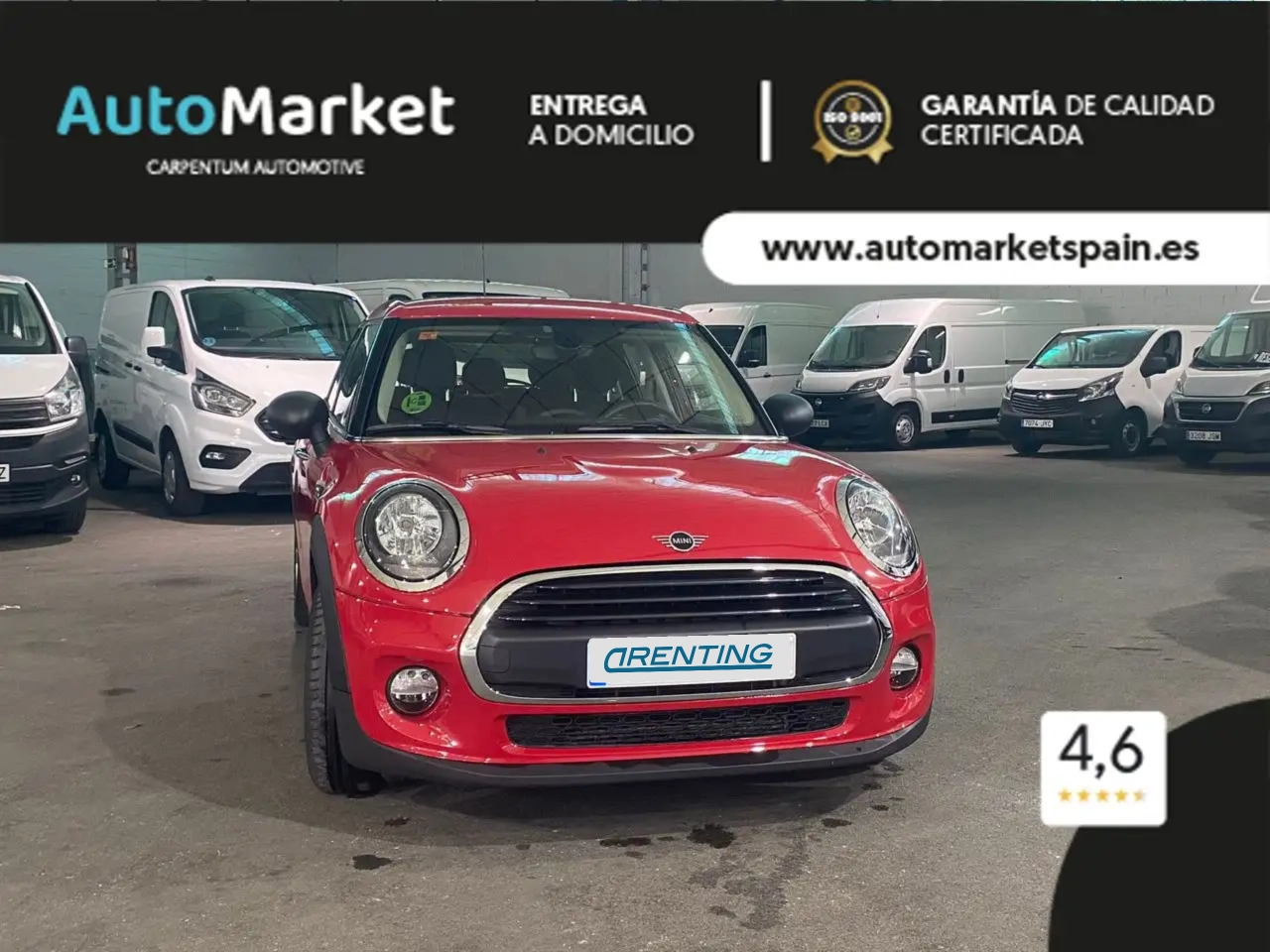 Renting MINI Cooper AUTOMATICO Rojo