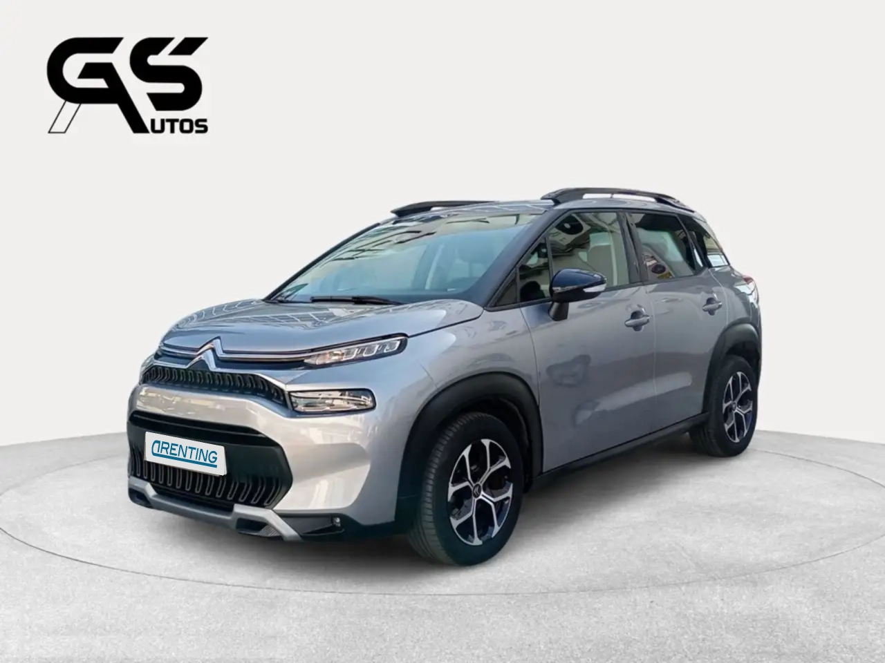 Renting Citroen C3 Aircross BlueHDi S&S Shine 110 Plateado