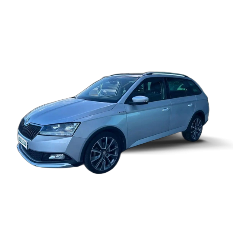 Renting Skoda Fabia Combi 1.0 TSI Scout DSG 81kW Plateado