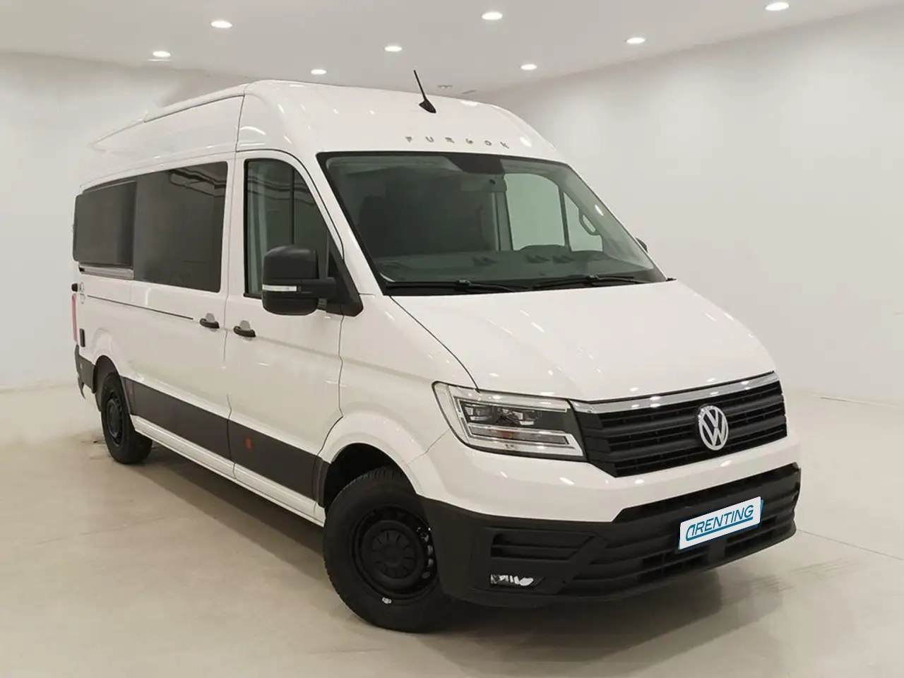 Renting Volkswagen Crafter Furgón 2.0TDI SCR 35 BM L3H2 103kW Aut. Blanco