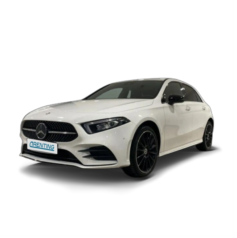 Renting Mercedes-Benz A 250 e amg line (euro 6d) Blanco