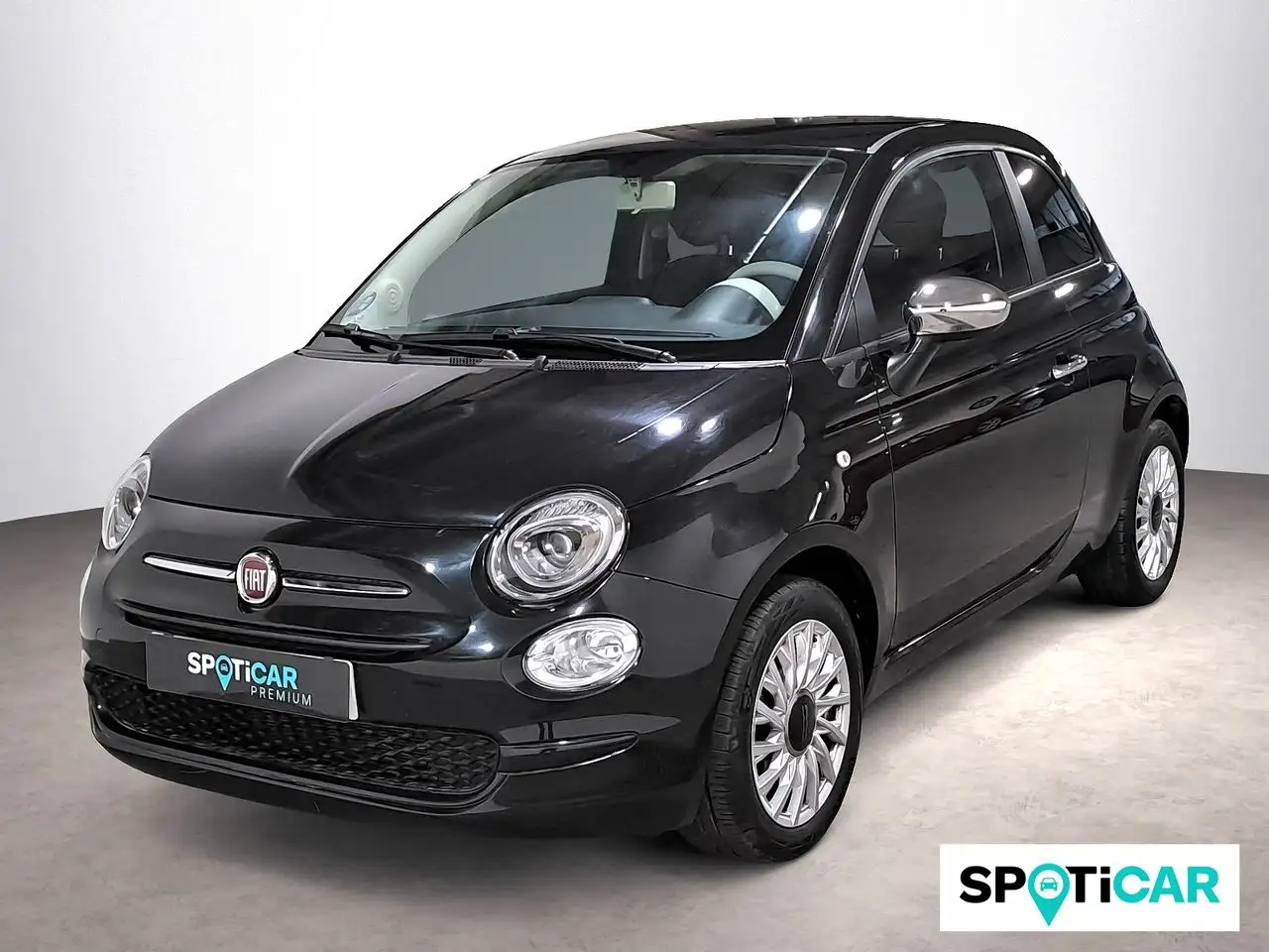 Renting Fiat 500 Monotrim 1.0 Hybrid 51KW (70 CV) Negro