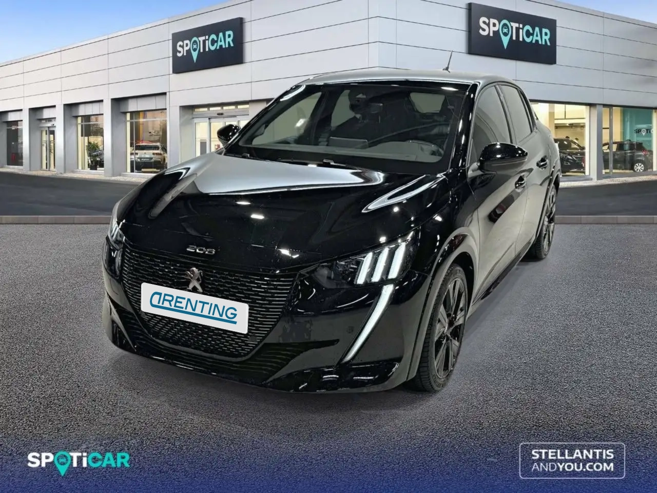 Renting Peugeot 208 PureTech 96kW (130CV) EAT8 GT Negro