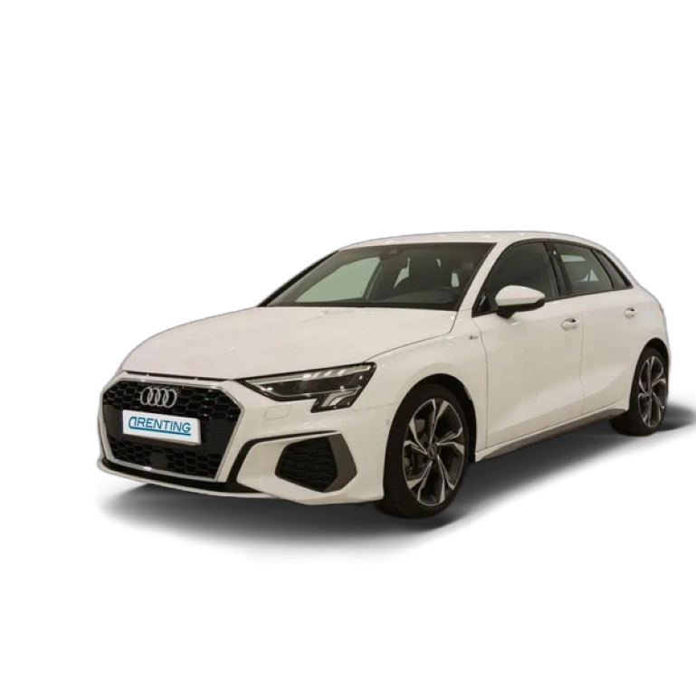 Renting Audi A3 Sportback 35TDI S line S tronic Blanco 5