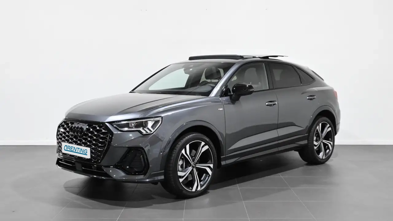 Renting Audi Q3 Sportback 40 TDI Black line quattro S tronic 147kW Gris