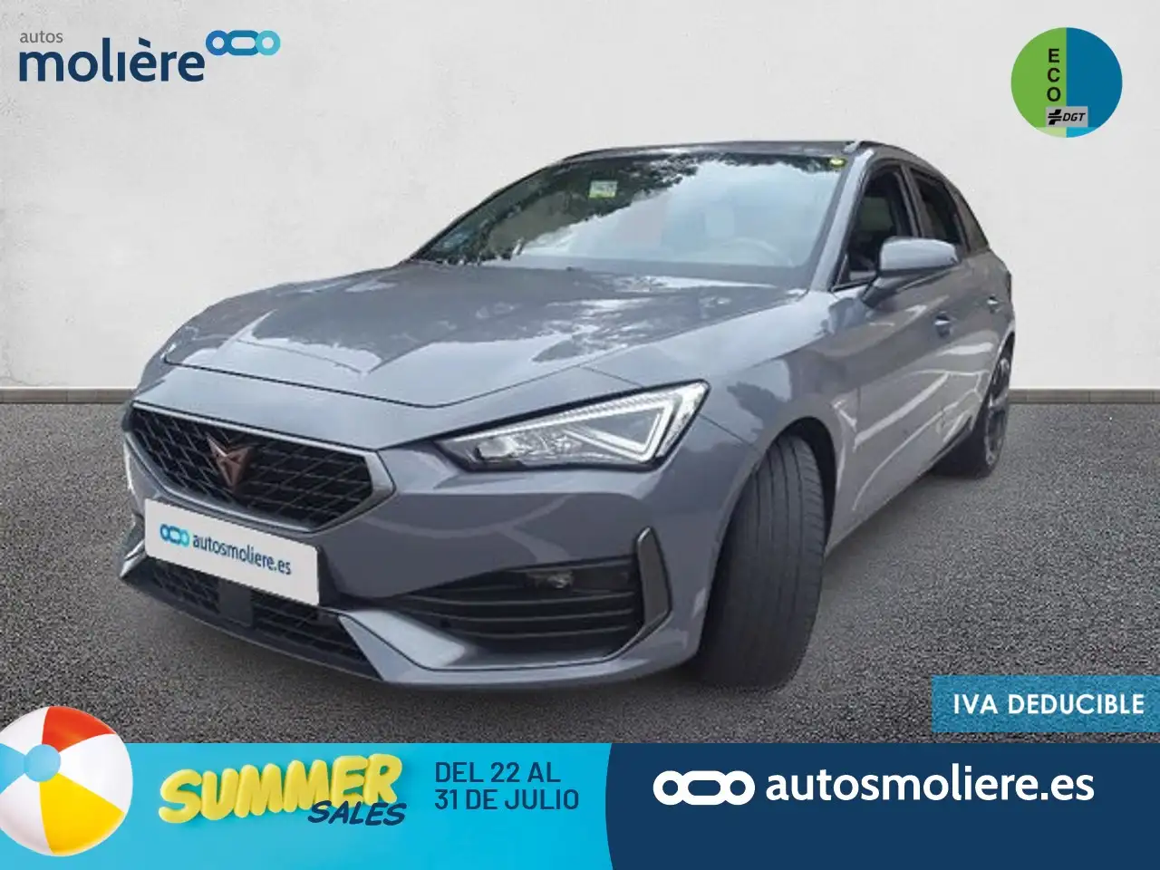 Renting CUPRA Leon Sportstourer 1.5 ETSI DSG 110KW Gris