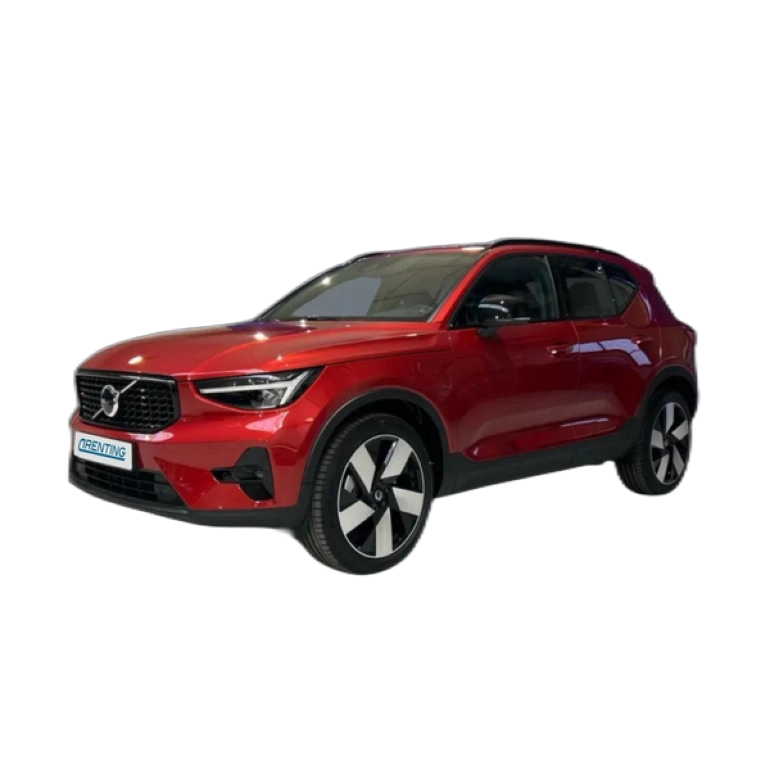 Renting Volvo XC40 T4 Recharge Plus Dark Aut. Rojo 1