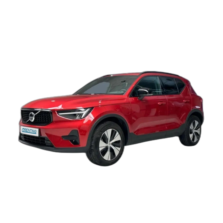 Renting Volvo XC40 T4 Recharge Plus Dark Aut. Rojo