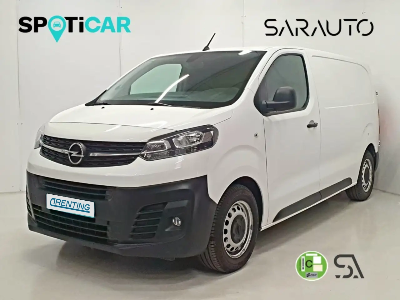 Renting Opel Vivaro Furgón 1.5D M Carga Standard Innovation 12 Blanco