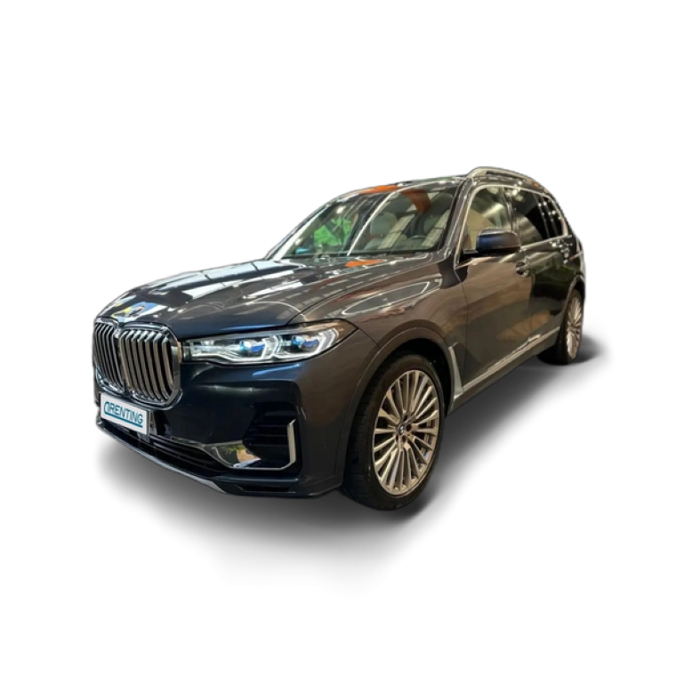 Renting BMW X7 Xdrive 4.0 I Excellence 340 cv Gris