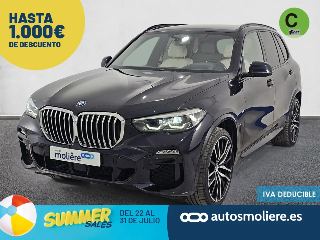 Renting BMW X5 xDrive 40iA Negro