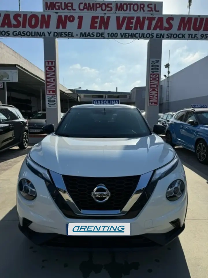 Renting Nissan Juke 1.0 DIG-T Acenta 4×2 117 Blanco 2