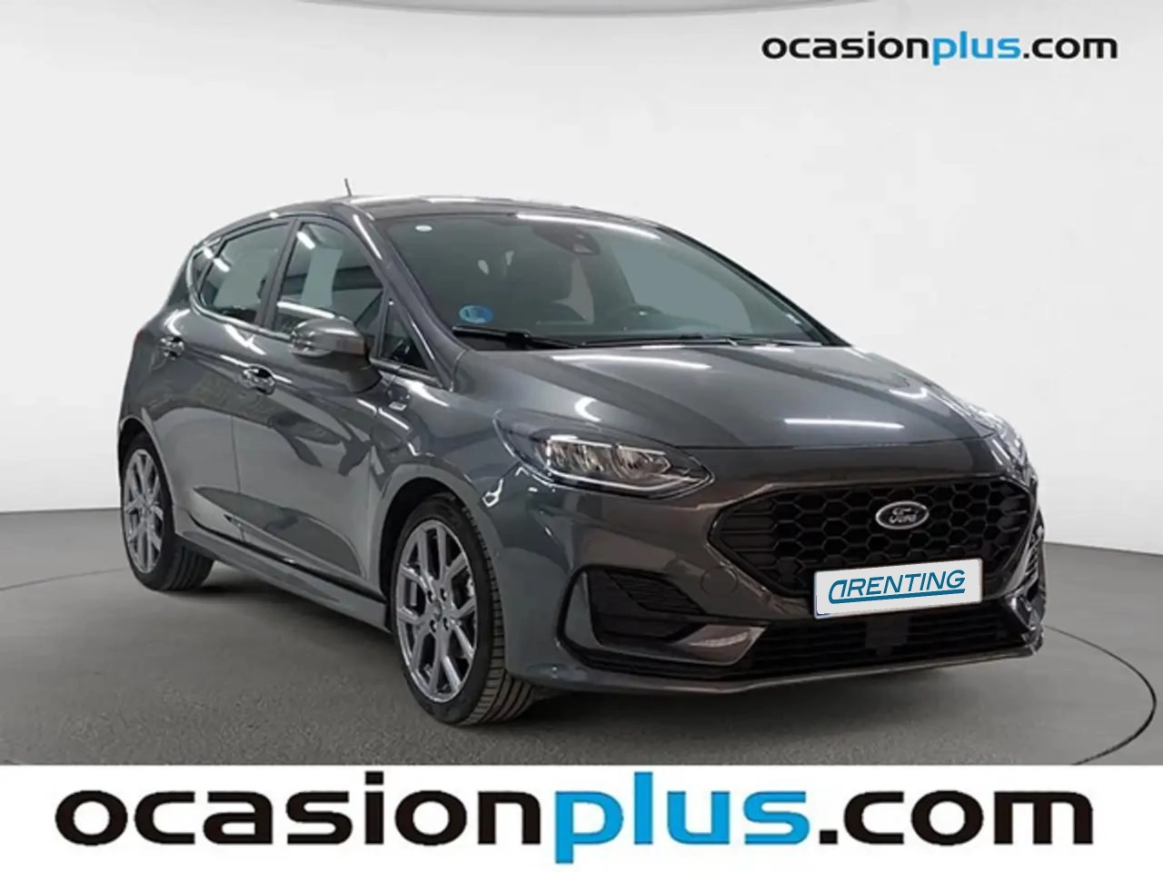 Renting Ford Fiesta 1.0 EcoBoost MHEV ST Line 125 Gris