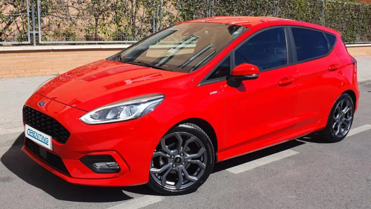 Renting Ford Fiesta 1.0 EcoBoost S/S ST Line 95 Rojo