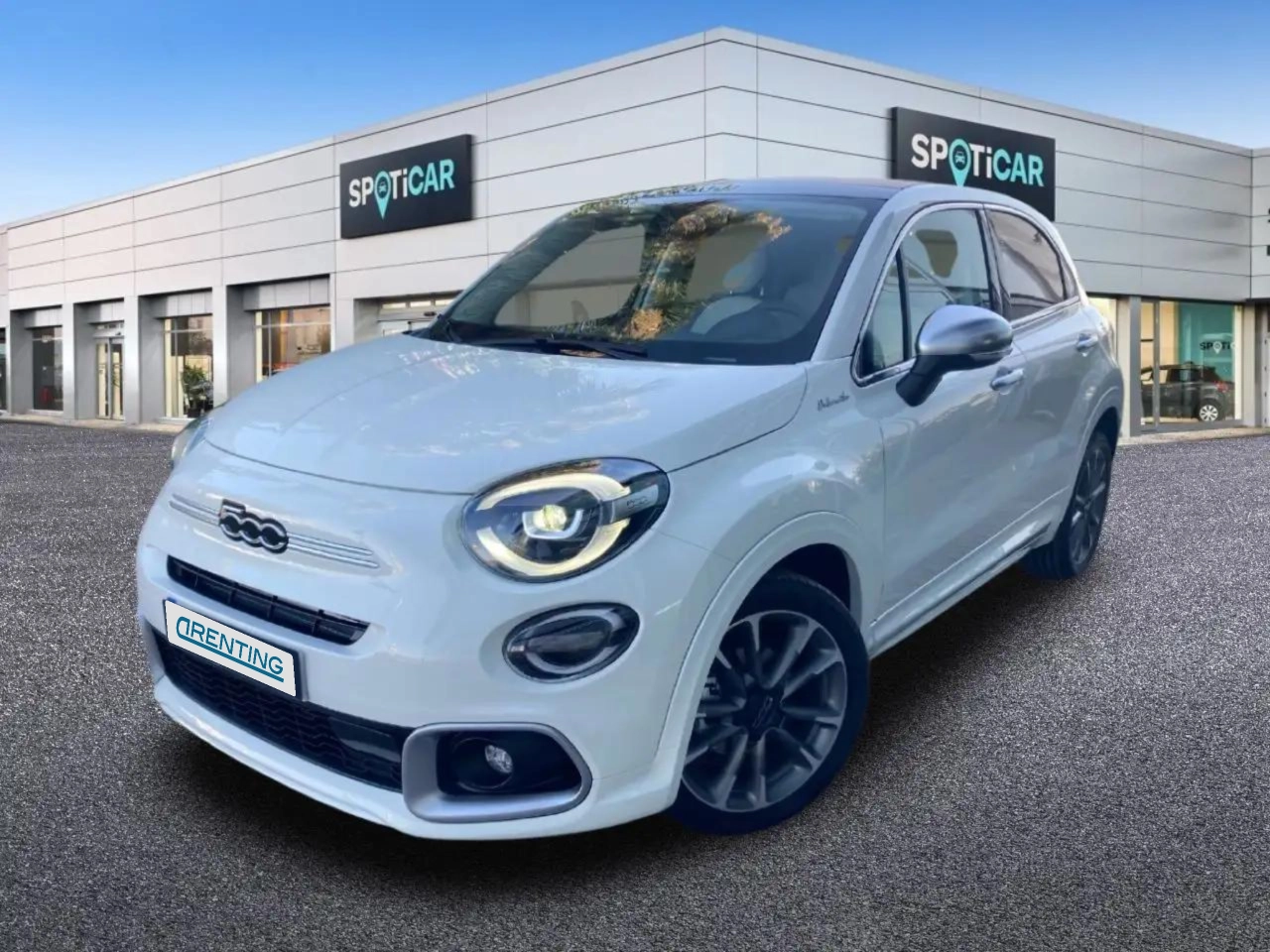 Renting Fiat 500X 1.0 Firefly S&S Dolcevita Red Blanco