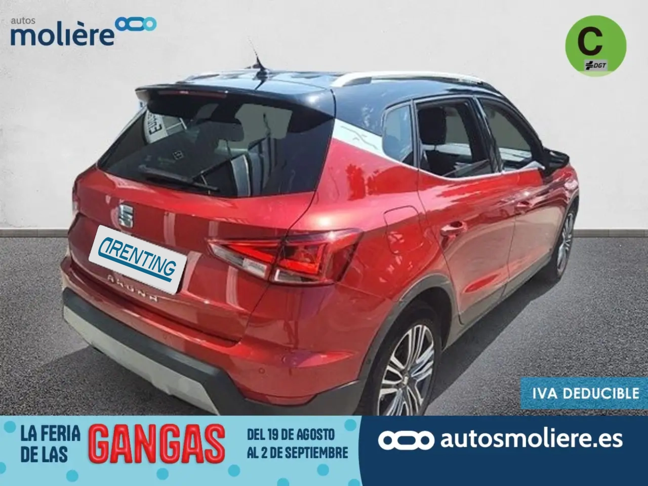 Renting SEAT Arona 1.0 TSI Ecomotive S&S Xcellence DSG7 115 Rojo