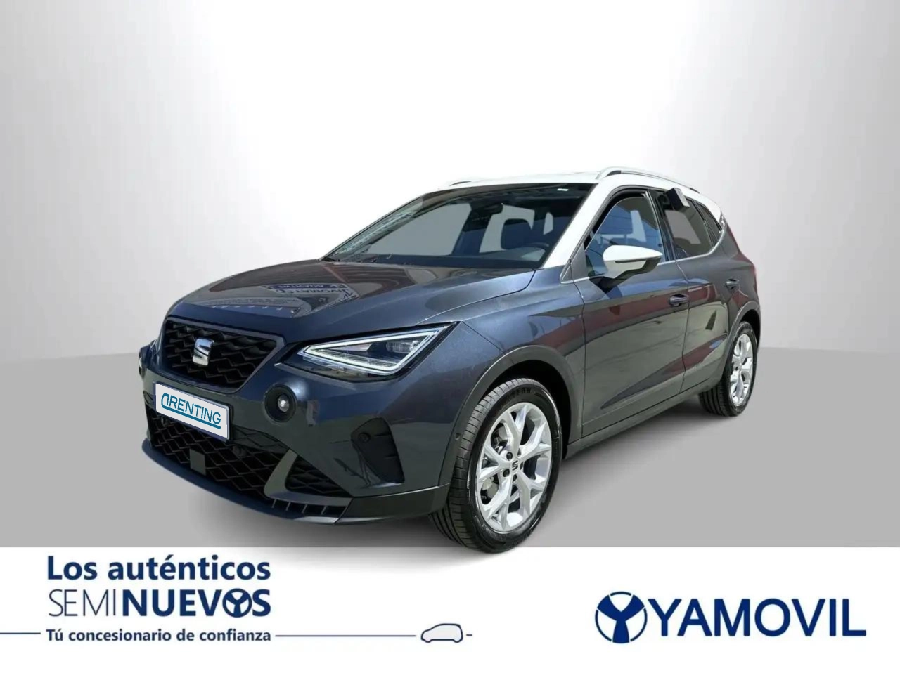 Renting SEAT Arona 1.0 TSI S&S FR DSG7 XM 110 Gris 1