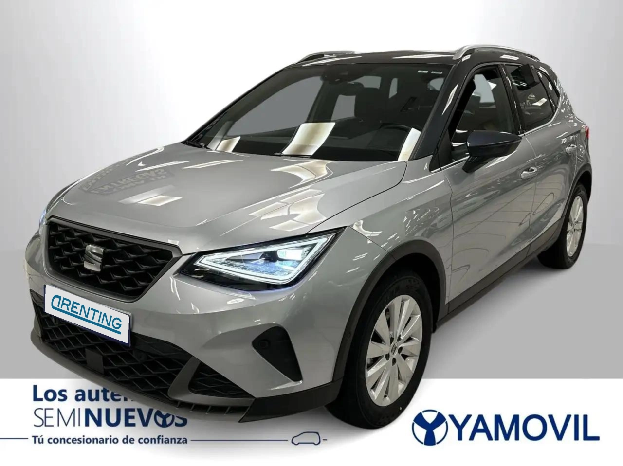 Renting SEAT Arona 1.0 TSI S&S FR XM Edition 110 Plateado