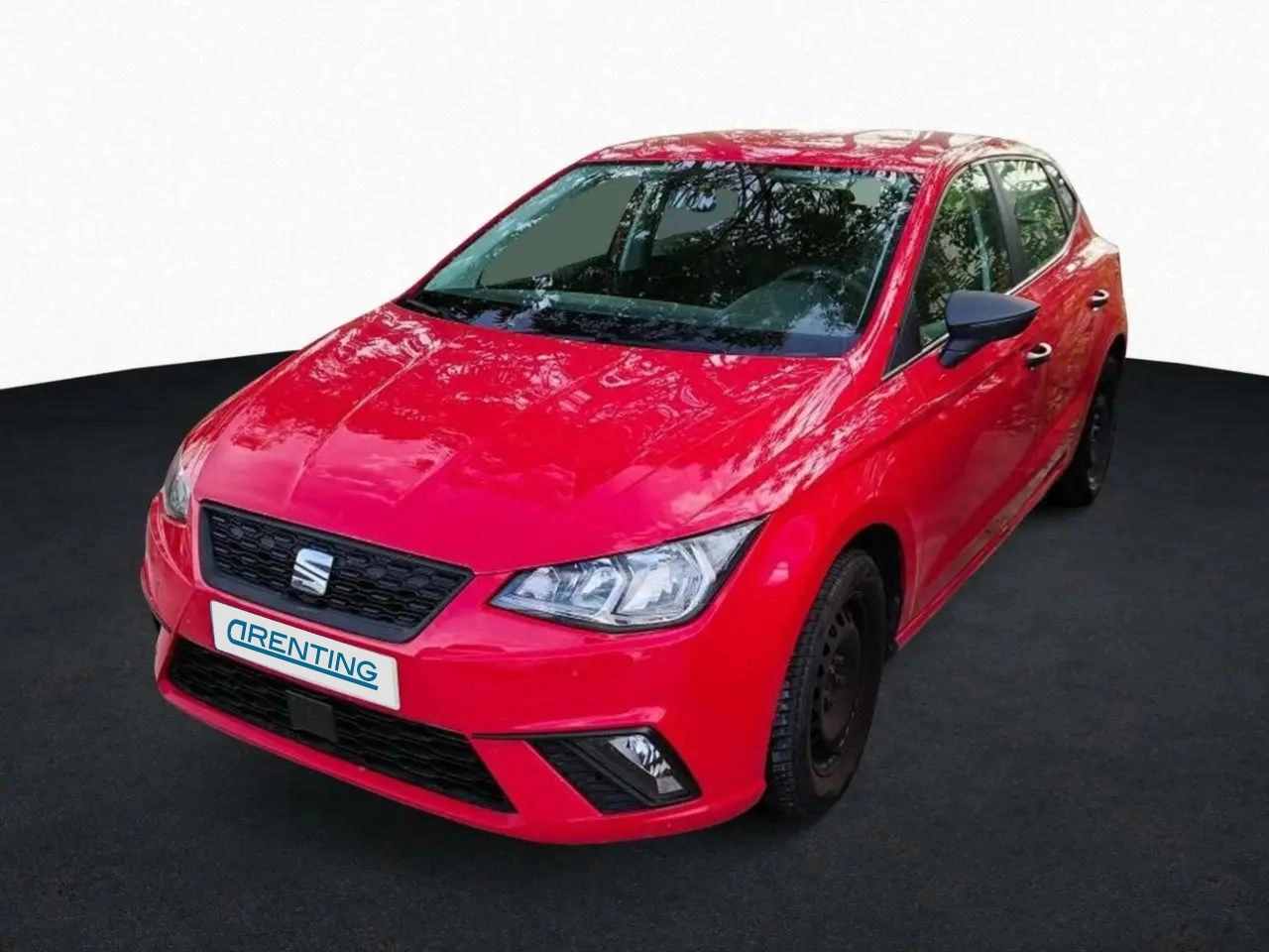 Renting SEAT Ibiza 1.0 TSI S&S Reference Plus 95 Rojo