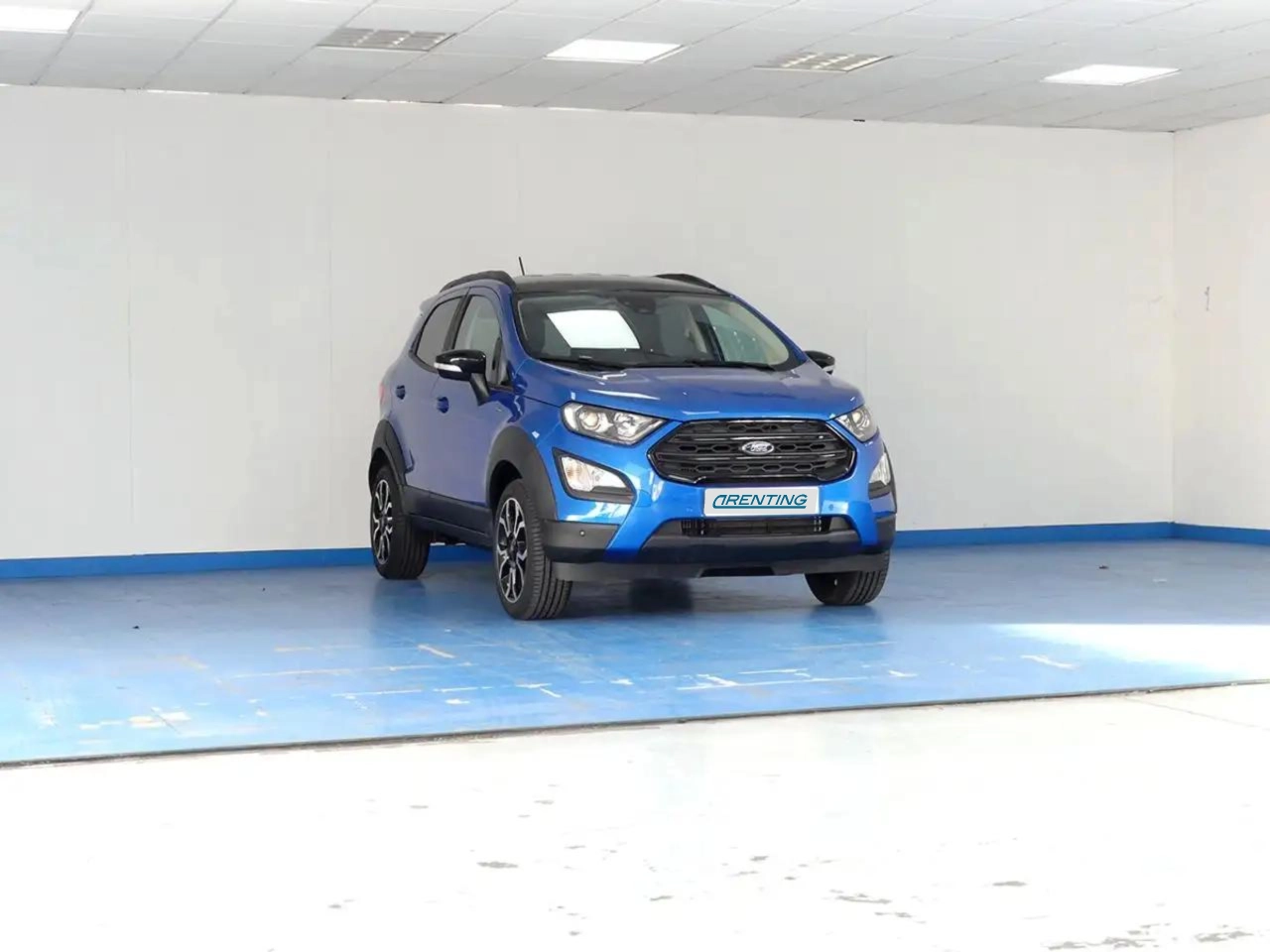 Renting Ford EcoSport 1.0T ECOBOOST 92KW ACTIVE 125 5P Azul 5