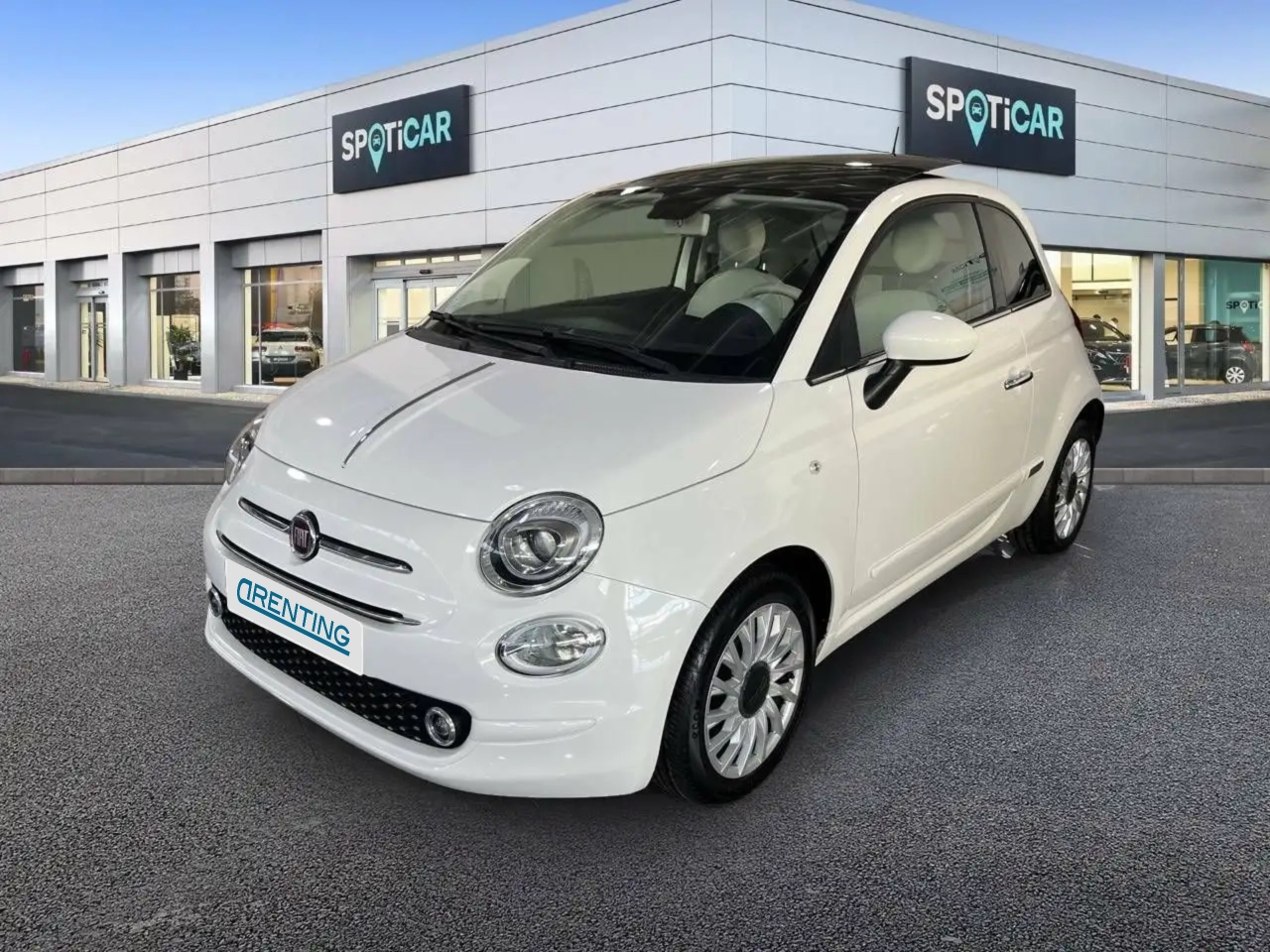 Renting Fiat 500C 1.2 Lounge Blanco