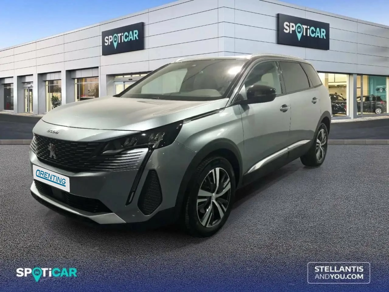 Renting Peugeot 5008 1.2 PureTech 96KW S&S  EAT8 Allure Pack Gris 1