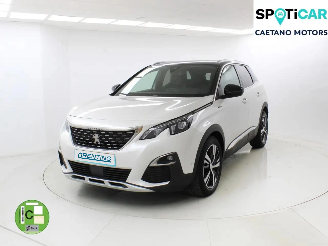 Renting Peugeot 3008 1.2 PureTech 96KW S&S GT Line EAT8 Blanco