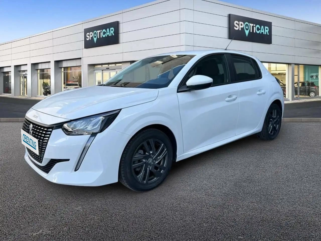 Renting Peugeot 208 1.2 Puretech S&S Active Pack 100 Blanco 3